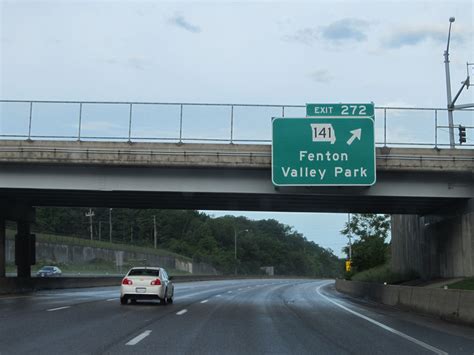 Missouri Interstate 44 Westbound Cross Country Roads