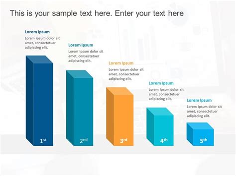 3D Ranking Template in 2020 | Powerpoint templates, Infographic 