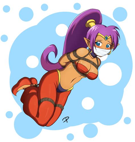 Piroro Shantae Shantae Series 1girl Bdsm Bondage Bound Female Focus Gag Solo Image