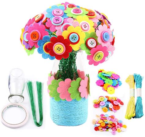 Lnkoo Flower Craft Kit For Kids Arts And Crafts Make Your Own