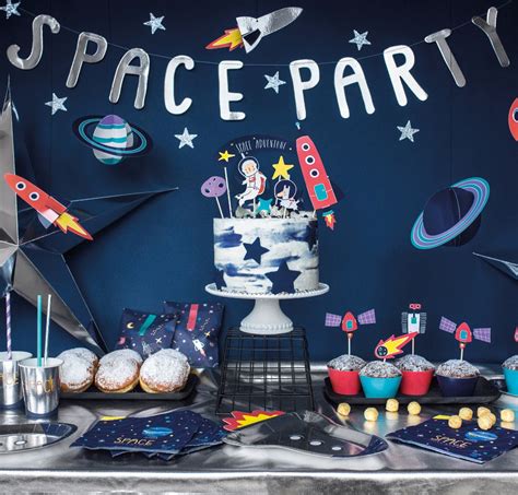 Outer Space Party Decorations Space Theme Party Boys Etsy Uk