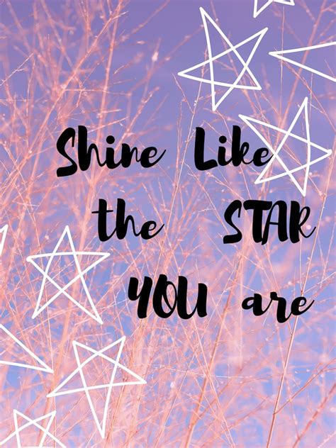 Shine Like The Star You Are Instant Download Etsy