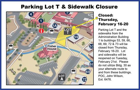 Tucson Va Parking Lot Sidewalk Closures Start Thursday