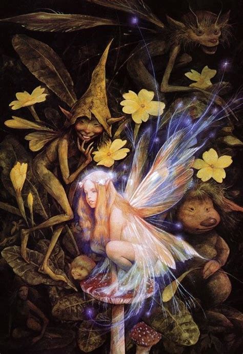 The Primrose Fairy Brian Froud Faery Art Fairy Art Real Fairies