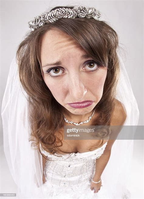 Sad Pouting Bride High Res Stock Photo Getty Images