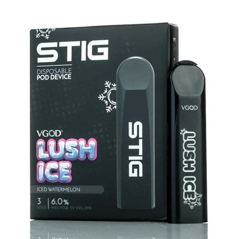 Stig Disposable Lush Ice Vgod Pod Device Dubai Vapor Hub