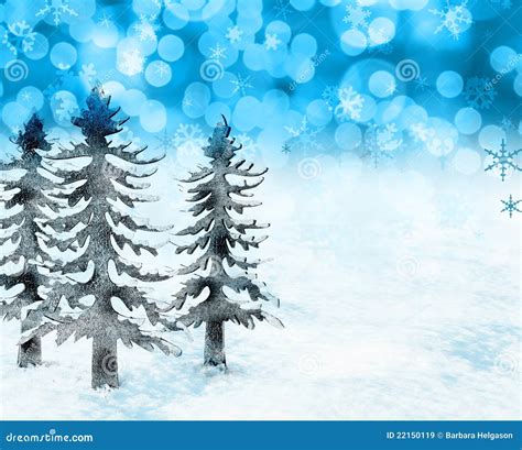 Christmas Snow Scene Royalty Free Stock Images Image 22150119