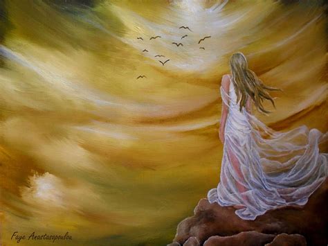 Step Into Infinity Painting By Faye Anastasopoulou Fine Art America