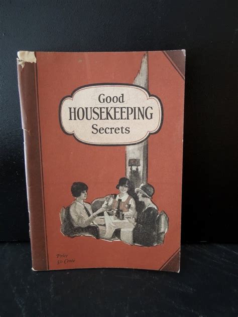 Good Housekeeping Secrets Vintage How To Booklet Old Etsy With