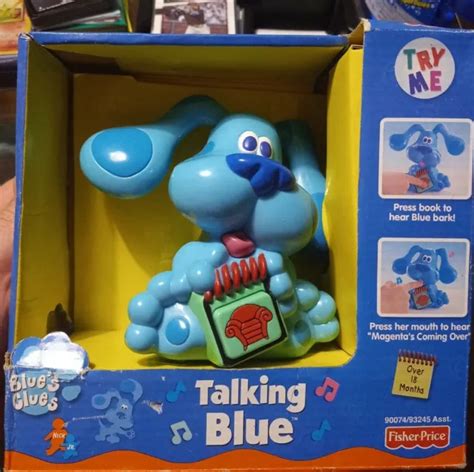 Nick Jr Fisher Price Blues Clues Talking Singing Blue Figure New In