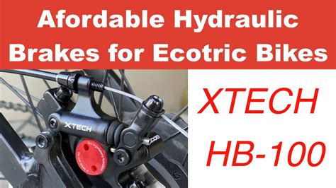 Affordable Hydraulic Brakes For Ecotric And Other Ebikes Xtech Hb 100