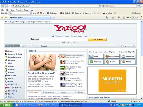 Yahoocom The New Yahoo Homepage Goes Live In India