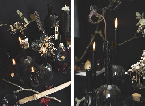 Tous Les Articles De Déco Son Et Lumière Halloween - Déco de table clair-obscur pour Halloween - C by Clemence
