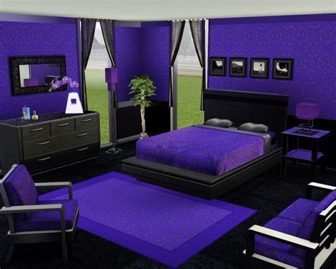 These rooms are lively and full of fire. purple-bedrooms-ideas - CueThat