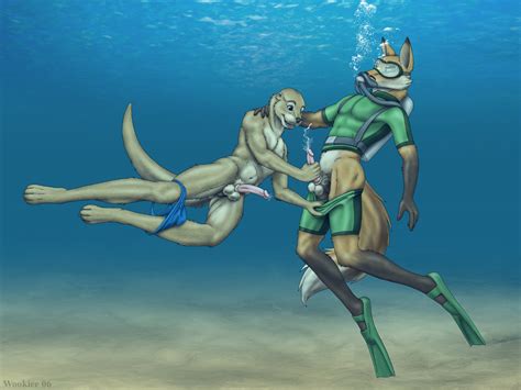 Rule Anthro Balls Canine Colors Couple Cum Cum Underwater Cumshot Diving Erection