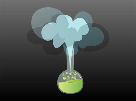 Chemical Reaction Graphics Vector Art And Graphics