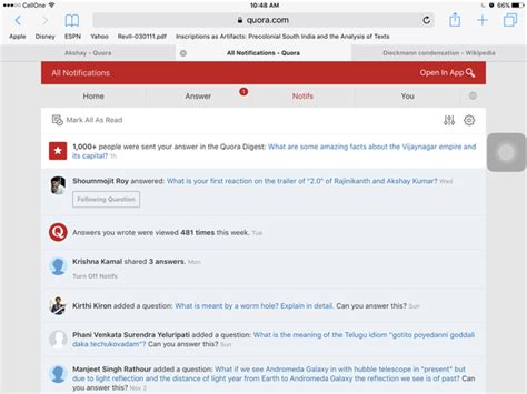 Have any of your answers made it to the Quora Digest? - Quora