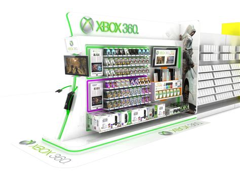Xbox Displays Pos Retail Exhibition Freelance 3d
