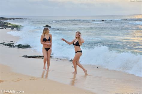 FTV Girls Nicole And Veronica In Hawaii Beachside Nudes By FTV Girls Image Of Erotic