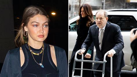 gigi hadid could be on jury for harvey weinstein trial after seen leaving court mirror online