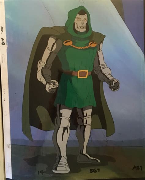 Fantastic Four Cartoon 1994 Doctor Doom Cel In Gilad Anni Paddas