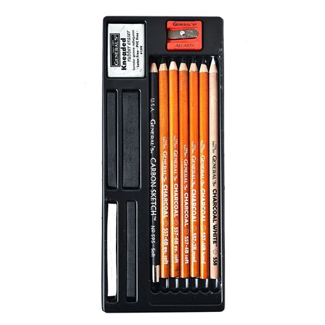 Generals Charcoal Pencil Drawing Kit No 15 Ph