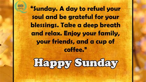 Happy Sunday Quotes Images