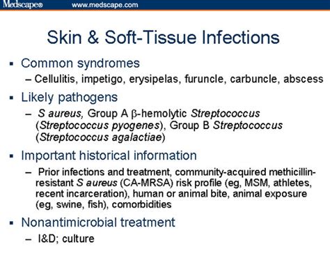 Skin And Soft Tissue Infections Bacterial Infections