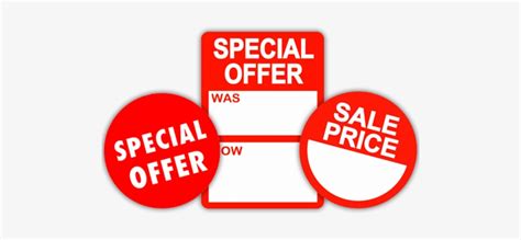 Promotional Stickers Special Offer Transparent Png 500x300 Free