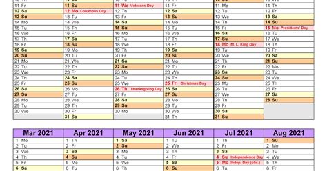 Und Academic Calendar 2021 22 Calendar Page