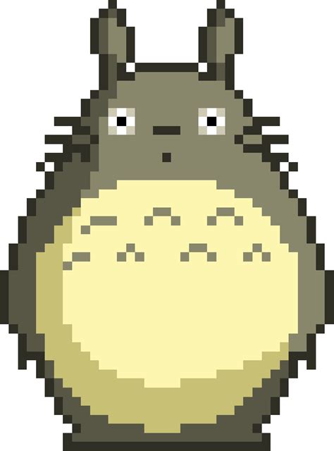 A Pixelated World Totoro Pixels