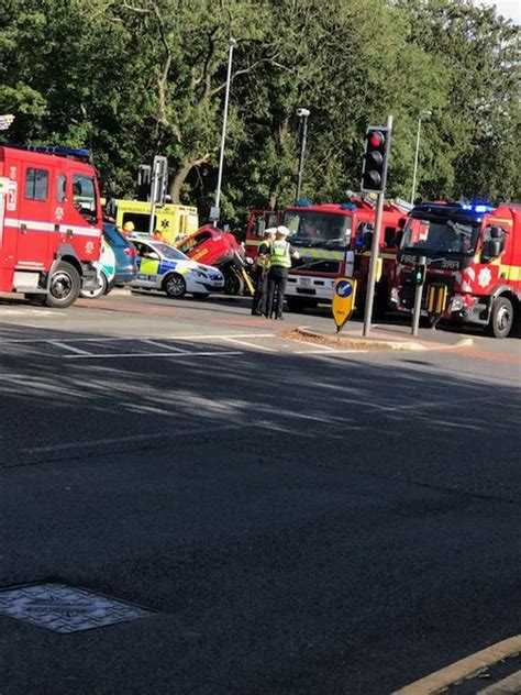 Bury Old Road Shut In Both Directions Near Heaton Park After Serious