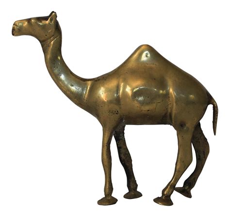 Brass Camel Figurine Chairish