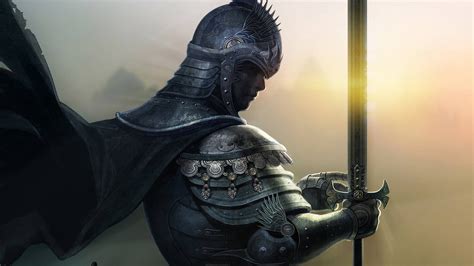Medieval Armor Knight Sword Hd Wallpaper Creative And Fantasy