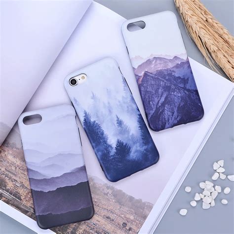 Buy Retro Scenery Mountain Phone Case For Iphone 6 7