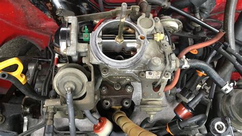 How To Adjust A Aisan Toyota 2e Carburetor Youtube