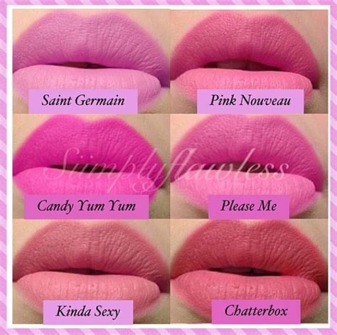 Mac Lipstick The Shades Of Pink From Mac Wed Love To Try Out