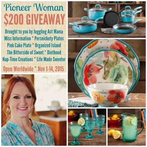 I return to dinnertime again and again and some of those recipes have become family favorites. {Giveaway} Pioneer Woman Merchandise » Persnickety Plates