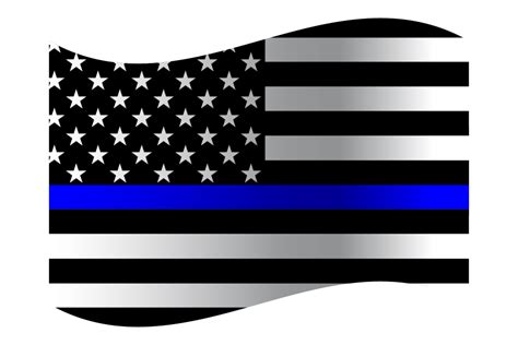 Download Flag Of Blue Lives Matter 40 Shapes Seek Flag