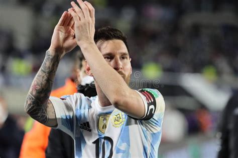 Leo Messi Clap His Hands Editorial Photo Image Of Uruguay 260811391