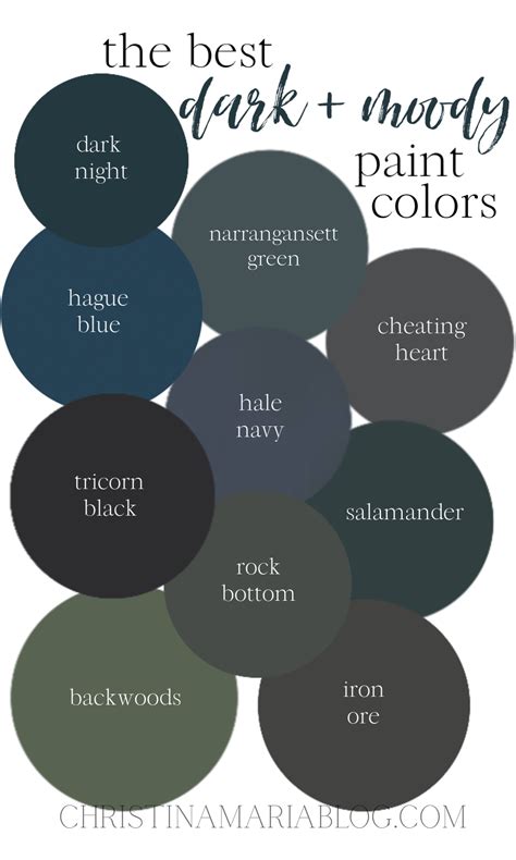 These Are The Best Dark Paint Colors To Consider When Thinking Of