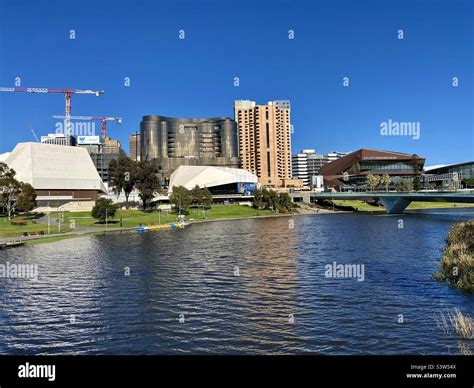 Adelaide City Skyline Australia Stock Photo Alamy