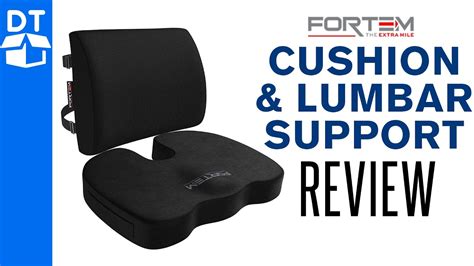 Fortem Seat Cushion And Lumbar Support Review Youtube