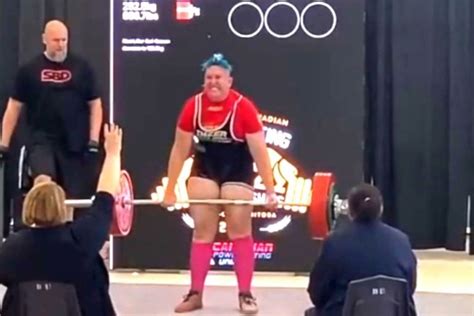Canadian Trans Athlete Sets Multiple Records On Way To Victory In Women S Powerlifting