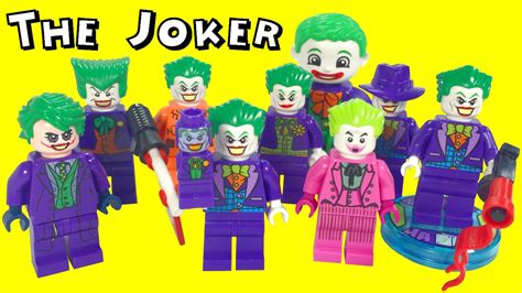 Every Lego Joker Batman Villain Minifigure Ever Brickqueen Youtube