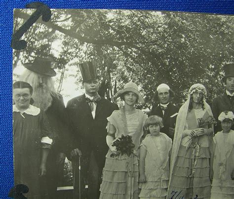 Kissing Cousins~hillbilly Wedding 1928 Rppc From Deadpeoplesthings On