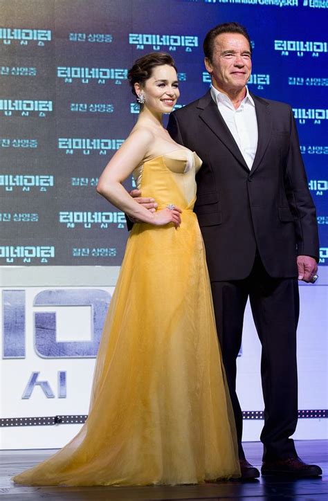 Find how tall emilia clarke is and any other person or structure on our at a height of 5 feet 2 inches, or 157.48cm tall, emilia clarke is taller than 8.44% and smaller. Emilia Clarke dazzles in yellow as she joins Arnold ...