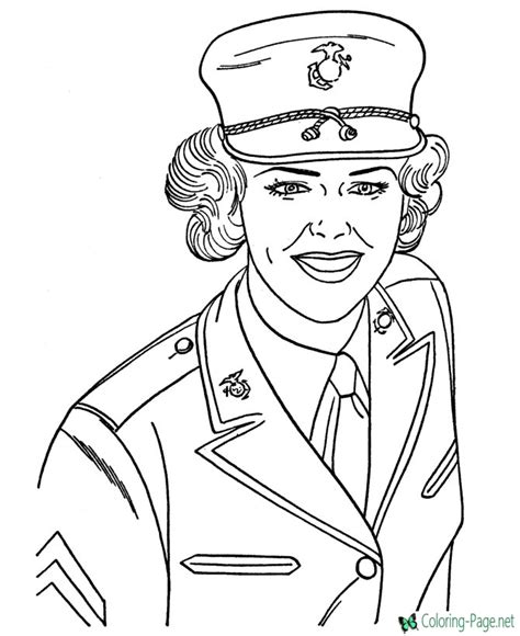 See more ideas about coloring books, military, military drawings. Girls Military Coloring Pages
