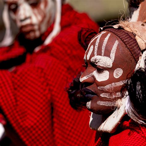 Kikuyu Warriors With Painted Faces Kenya The Kikuyu Are Flickr