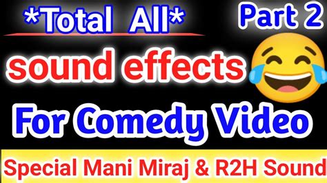 Comedy Sound Effects 2023 Without Copyright No Copyright Funny